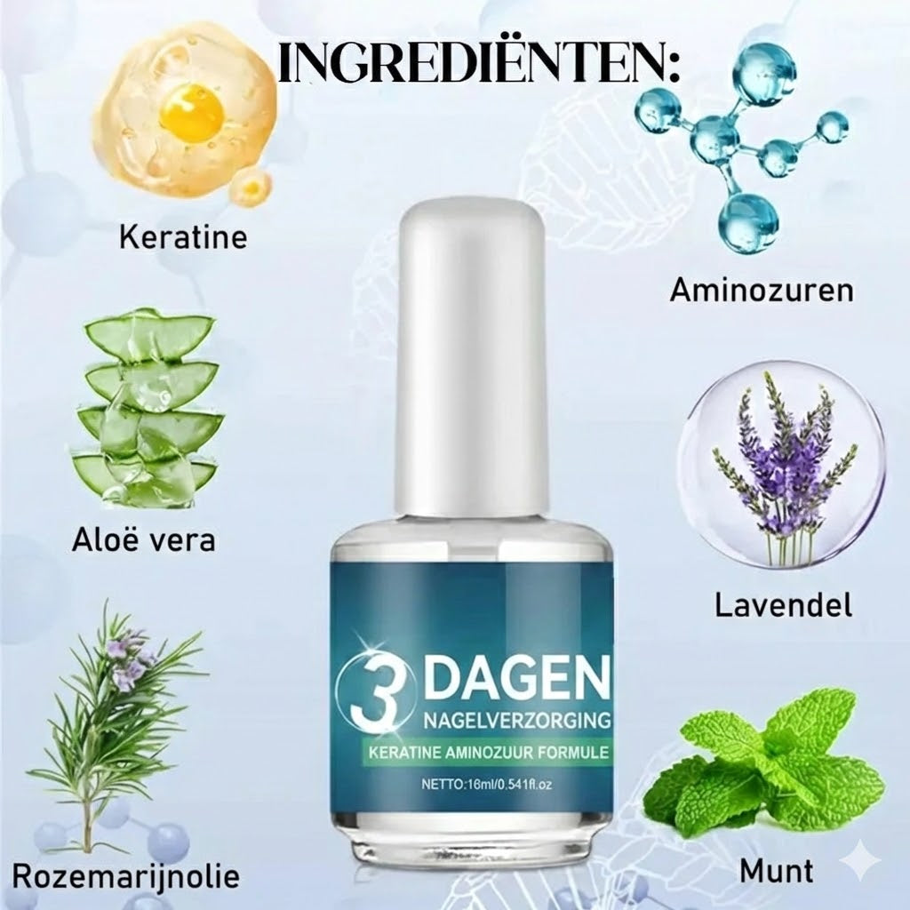 Hoogglans sneldrogende nagelolie