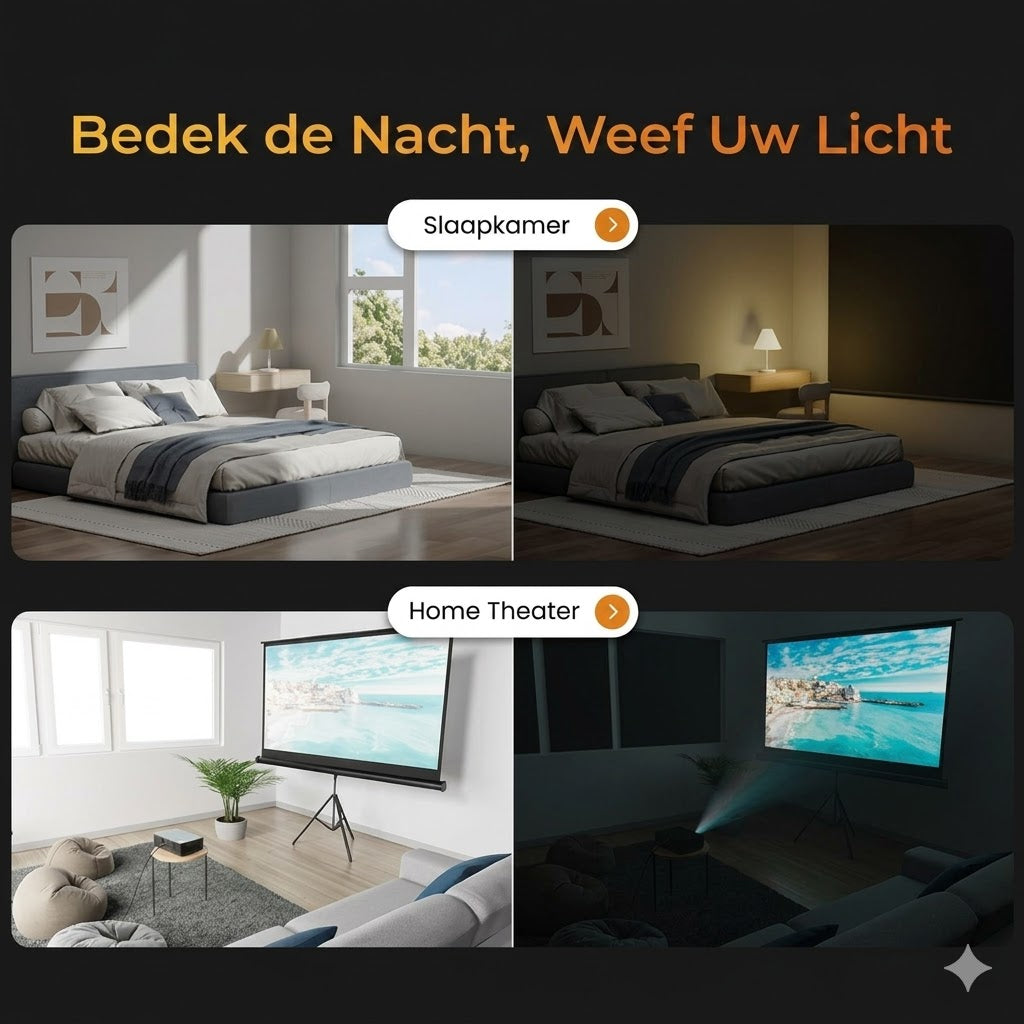 Magnetisch verduisterend gordijn – in seconden opgehangen, keer op keer te gebruiken