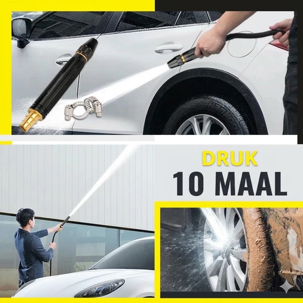Hogedrukreiniger voor auto’s en de tuin