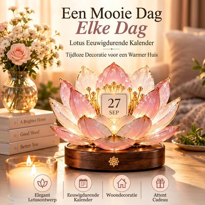 Eeuwigdurende bloemenkalender met automatische bloei