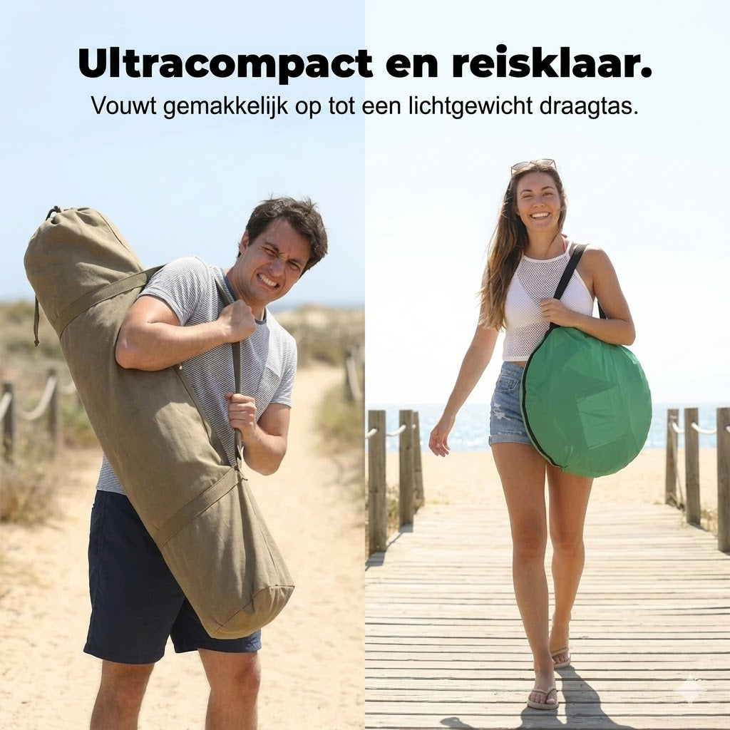 Automatische pop-up strandtent