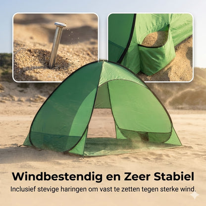Automatische pop-up strandtent