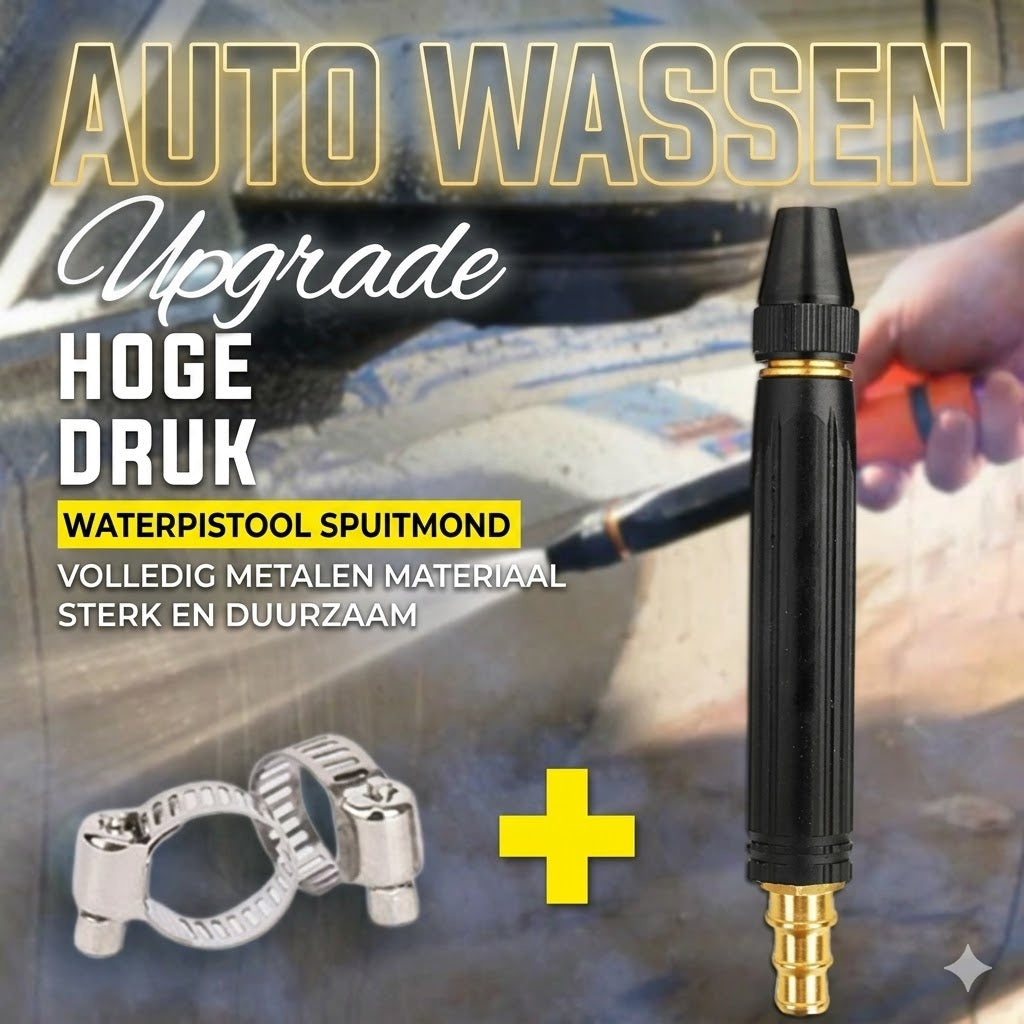 Hogedrukreiniger voor auto’s en de tuin