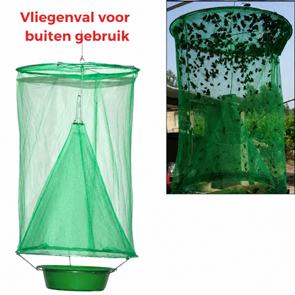 Herbruikbare vliegenval voor buitengebruik
