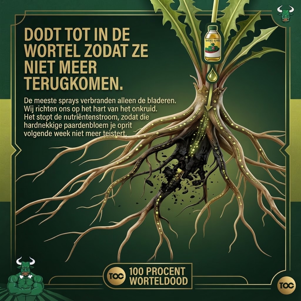 2 in 1 onkruidverdelger voor tuin en terras
