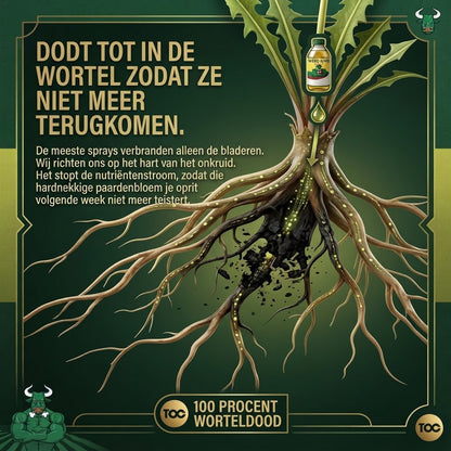 2 in 1 onkruidverdelger voor tuin en terras