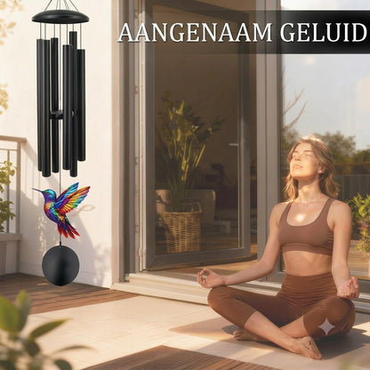 Vintage metalen herdenkingswindgong voor in de tuin