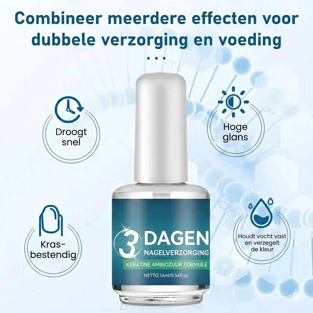 Hoogglans sneldrogende nagelolie
