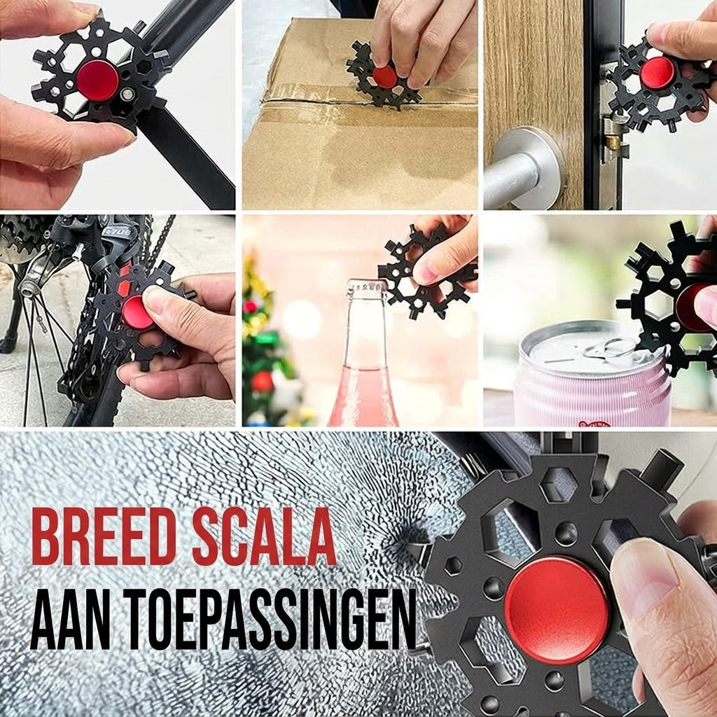 Vingertip Gyro Multifunctionele Sneeuwvloksleutel