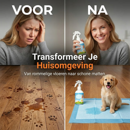 Deze spray trekt je hond of kat naar de juiste plek