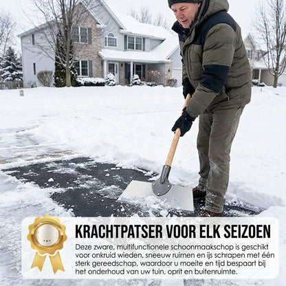 Reinigingsmes van mangaanstaal