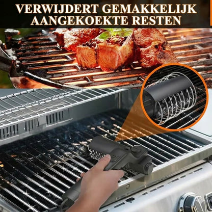 Draadloze elektrische barbecueborstelreiniger