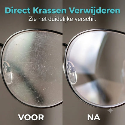 Professionele krasreparatiespray voor lenzen herstelt de oorspronkelijke helderheid