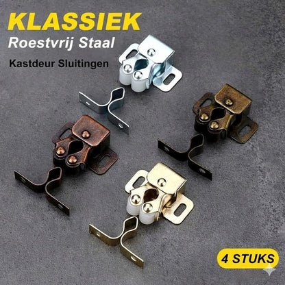 RVS Push-to-Open Sluiting: Sterk & Greeploos
