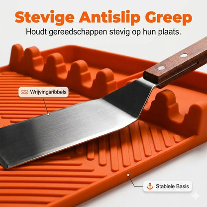 Hoogwaardige siliconen grillmat voor zijplank beschermt tegen vet en morsen