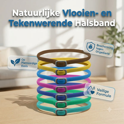 Vlooien en tekenhalsband voor huisdieren
