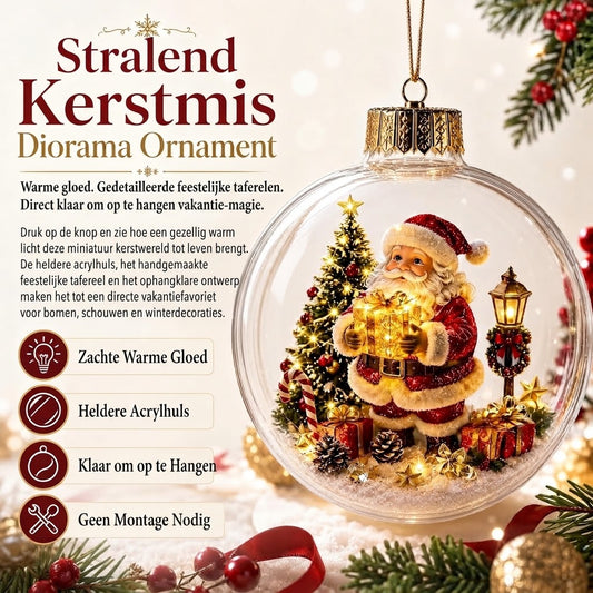 VinterMagi verlichte miniatuur kerstdecoratie
