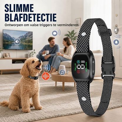 Slimme antiblafhalsband voor honden