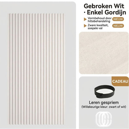 Deurgordijn zonder boren