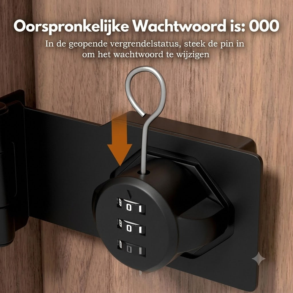Combinatieslot voor Kasten en Deuren