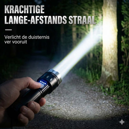 Afstand-Zoom Digitale Display LED Zaklamp