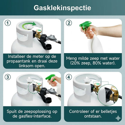 Universele propaantankmeter voor LP-tanks van 5-40 pond
