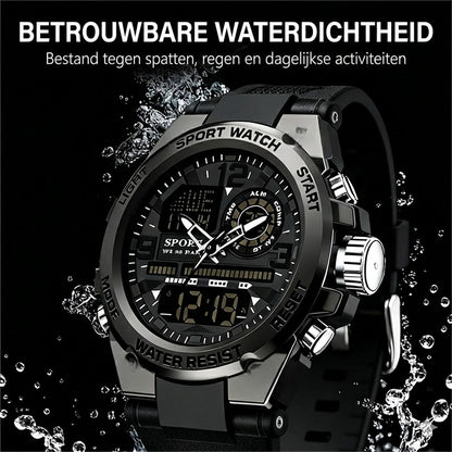 Digitaal Sporthorloge met Nachtlicht (Waterproof)