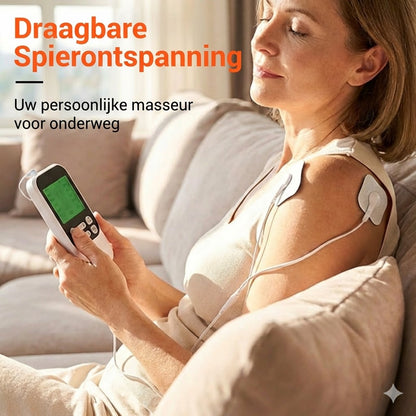 Draagbare tweekanaals TENS-spierstimulator