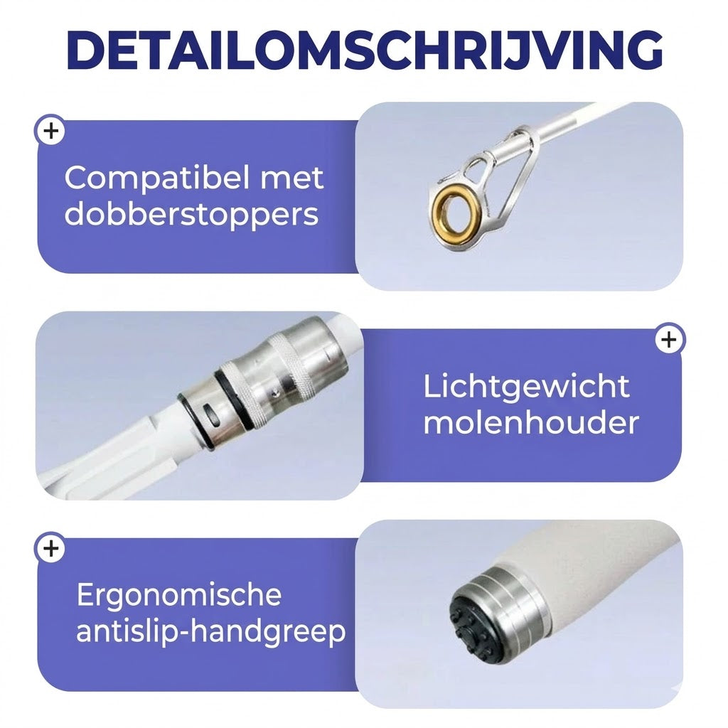 Draagbare telescopische hengel