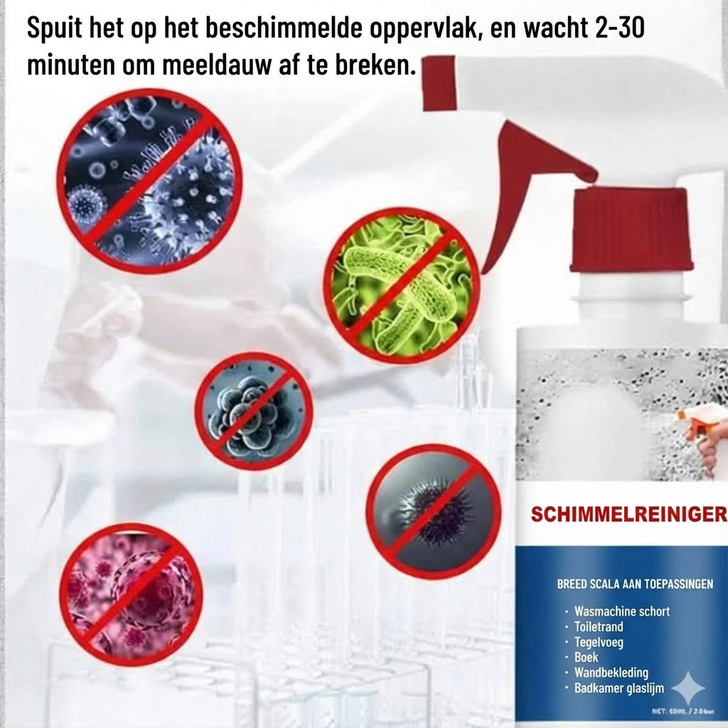 Schuimreiniger tegen Schimmel