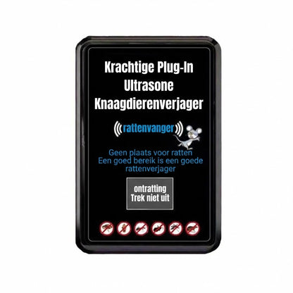 Krachtige Insteek Ultrasone Ongedierteafweermiddel