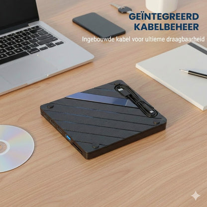 Externe CD/DVD-drive voor laptop