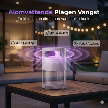 UV-muggenlamp – op USB, chemisch‑vrij, ultrastil