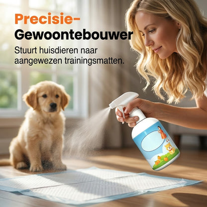 Deze spray trekt je hond of kat naar de juiste plek
