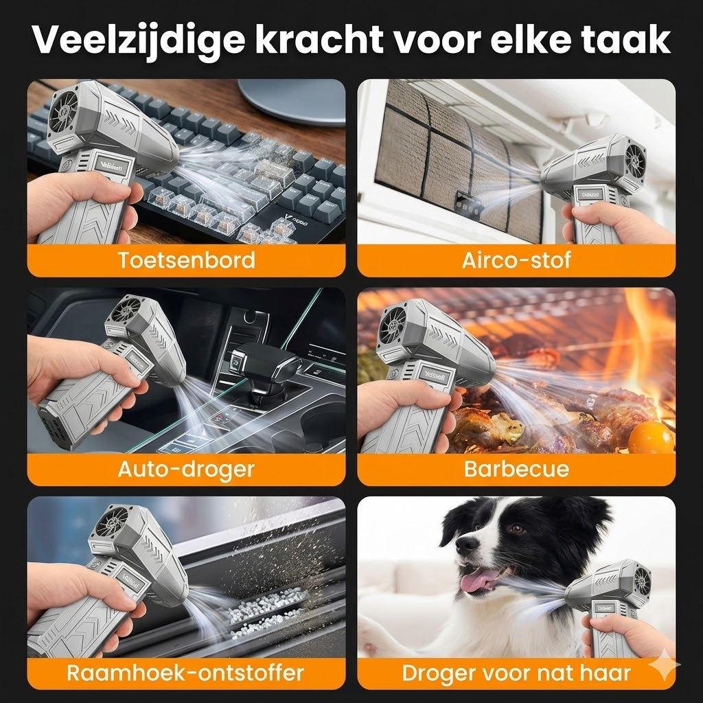 Krachtige turboventilator
