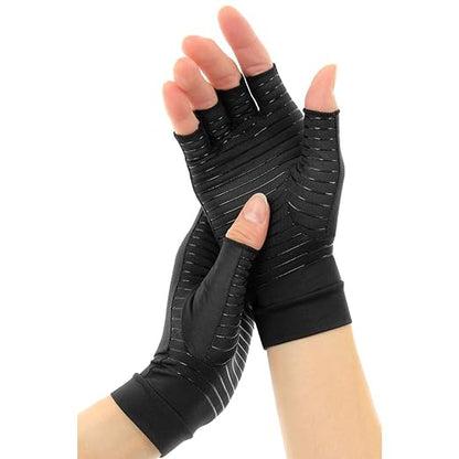 Compressiehandschoenen met koper 1 paar