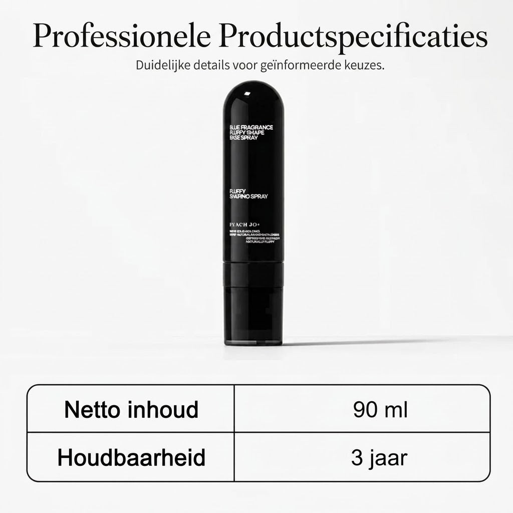 Volumegevende haarspray met perzikgeur voor fijn haar