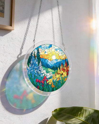 Hangende Acrylpuzzel met Zonnevanger van 83 Stukjes