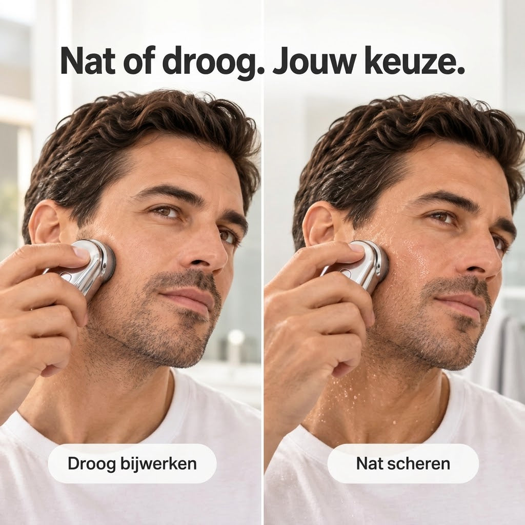Mini elektrisch scheerapparaat met USB oplaadfunctie
