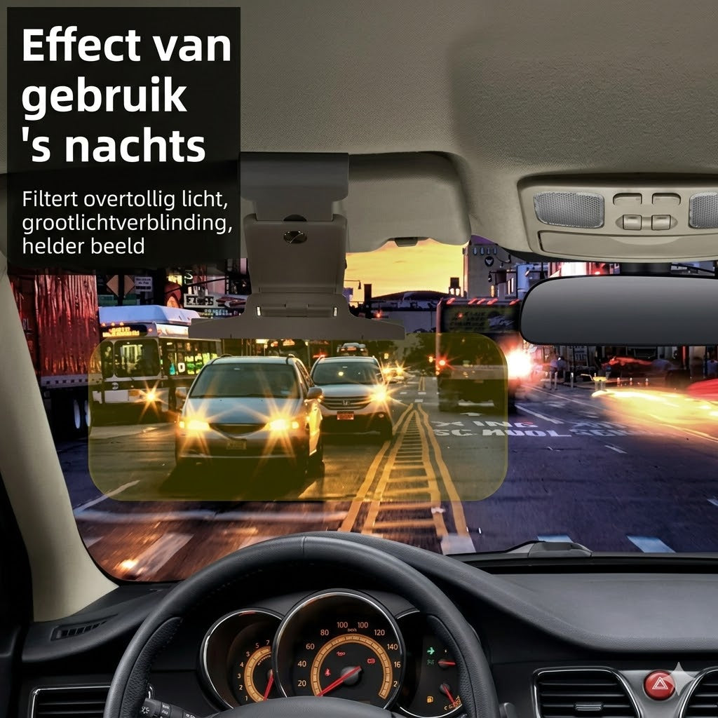 clip-onantiverblindingsvizier voorde auto