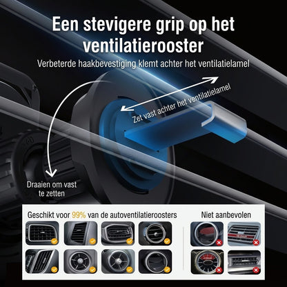 Draadloze autotelefoonhouder met oplaadfunctie