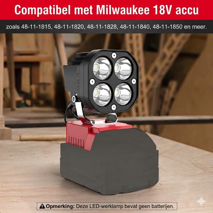 40W draagbare 6000LM LED-werklamp