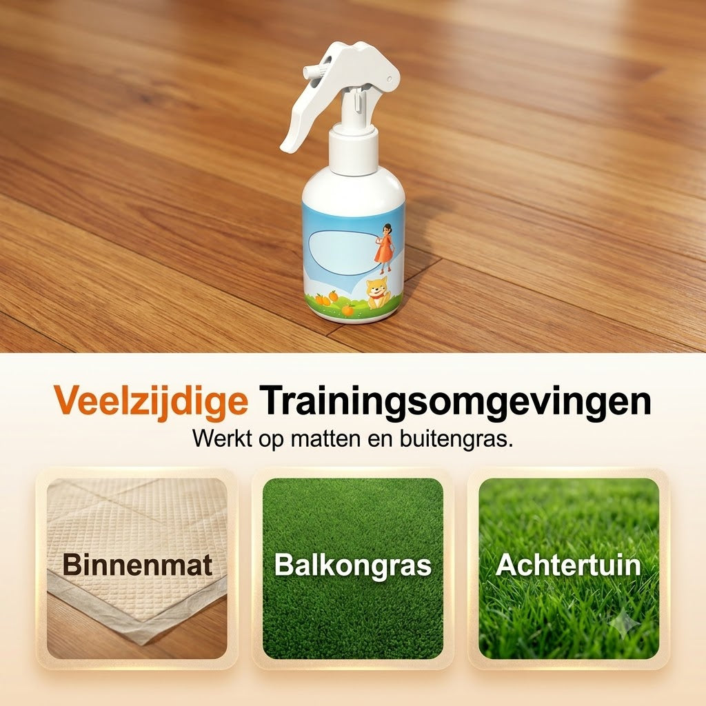 Deze spray trekt je hond of kat naar de juiste plek