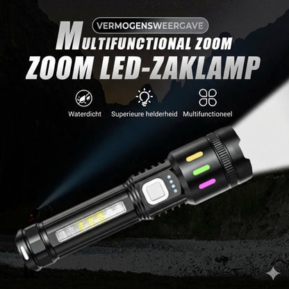 Afstand-Zoom Digitale Display LED Zaklamp