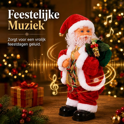 Dansende kerstman met muziek