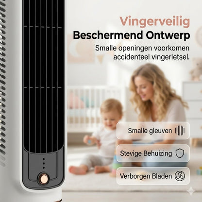Draagbare USB-torenventilator met 3 snelheden