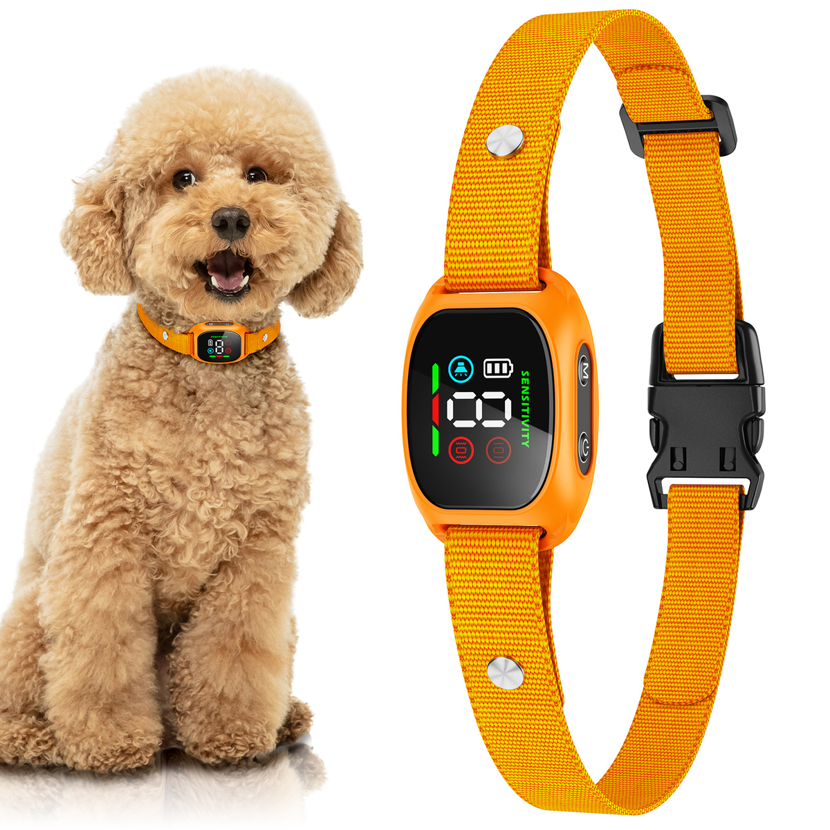 Slimme antiblafhalsband voor honden
