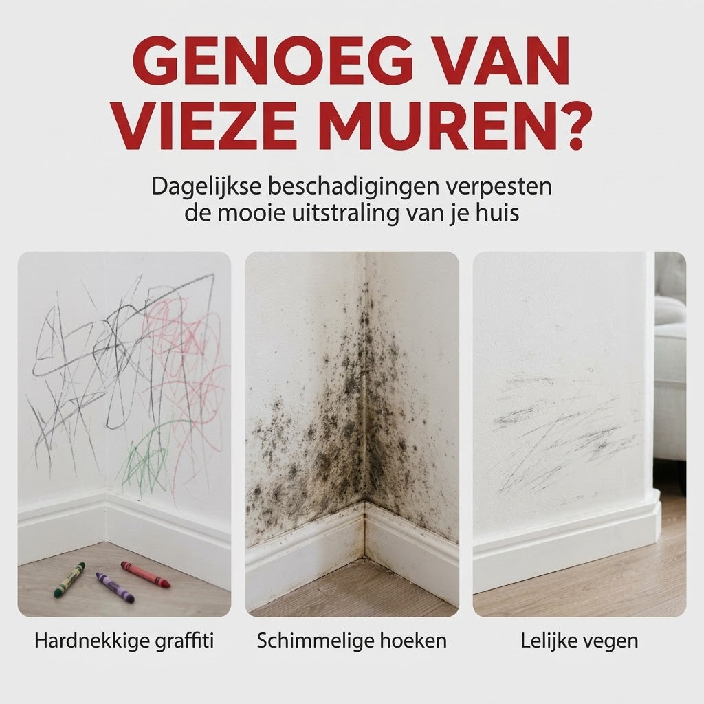 Waterdichte muurherstelpasta met roller