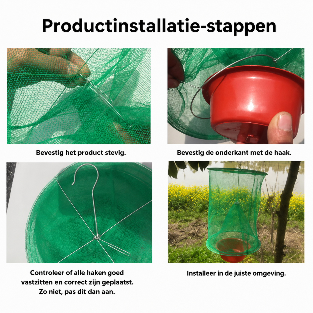 Herbruikbare vliegenval voor buitengebruik