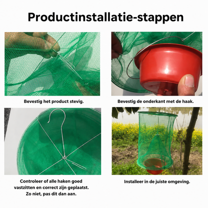 Herbruikbare vliegenval voor buitengebruik